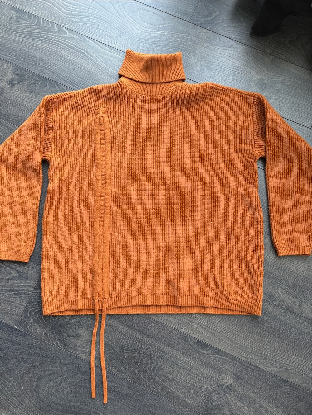 Minimum Burnt Orange Turtleneck Sweater